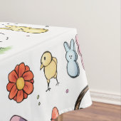 Glückliche Ostern-Kunst Tischdecke (Beispiel)