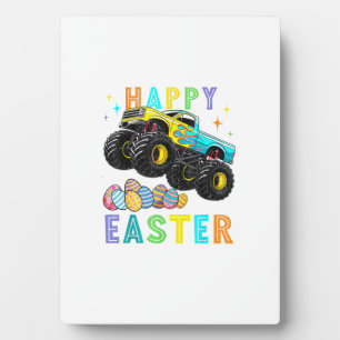 Glückliche Ostern Monstertruck-Osterhasen-Eier für Fotoplatte