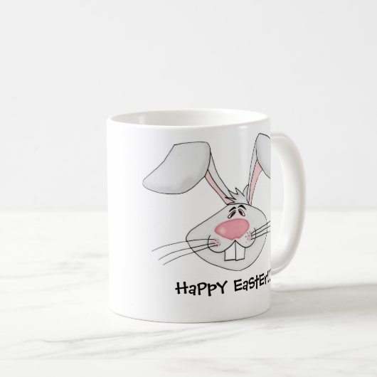 Glückliche Ostern-Tasse Kaffeetasse (VorderseiteRechts)
