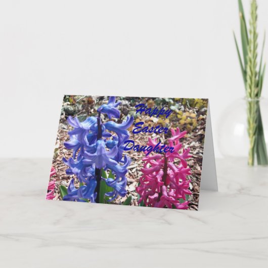 Glückliche Ostern-Tochter Feiertagskarte (Vorderseite)