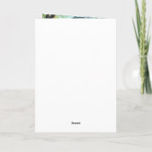 Glückliche Osterrosa Tulips Faltenkarte Karte (Rückseite)