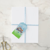 Glückliche Osterschmetterlinge Geschenkanhänger (Mit Garn)