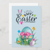 Glückliche Osterurlaubskarte Feiertagskarte (Vorne/Hinten)