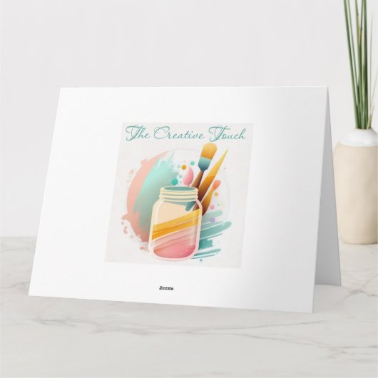 Glückliche Osterwünsche Karte (Rückseite)