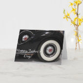 Glückliche Packard der Vatertag Auto-Grußkarte Karte (Gelbe Blume)