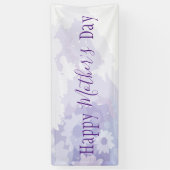 Glückliche Party-Fahne der Mutter Tages Banner (Vertikal)