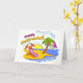 glückliche Pensionierung Karte (Gelbe Blume)