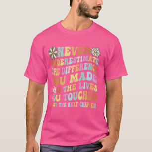 Glückliche Pensionierung nie unterschätzen müde T-Shirt