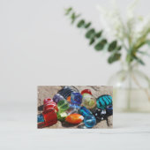 Glückliche Perlen-Mischung 2 Visitenkarte (Stehend Vorderseite)