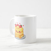 Glückliche Pfannkuchen Kaffeetasse (Vorderseite Links)