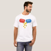 glückliche Pille: Positive Emoticons T-Shirt (Vorne ganz)