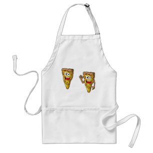 Glückliche Pilz-Pizza-Stücke Schürze