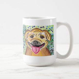Glückliche Pitbull Kaffeetasse