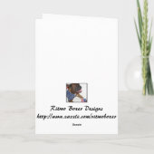 Glückliche Pitbull Mama des Valentines Feiertagskarte (Rückseite)