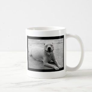 Glückliche pitbull Tasse