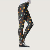 Glückliche Planeten im Weltraum Leggings (Rechts)