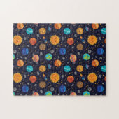 Glückliche Planeten Puzzle (Horizontal)