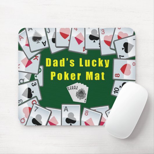 glückliche Pokermatte der Vatis Mousepad (Mit Mouse)