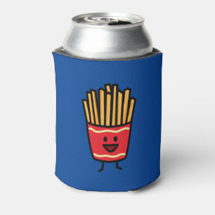 Glückliche Pommes-Frites Dosenkühler