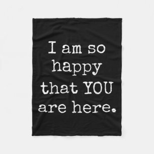 Glückliche positive Affirmation Kind Motivierend L Fleecedecke