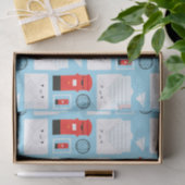 Glückliche Post - Kawaii Posten Seidenpapier (Geschenk)