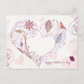 Glückliche Postkarte der Mutter des abstrakten (Vorderseite)