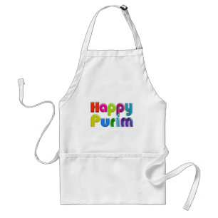 GLÜCKLICHE PURIM funky Schürze