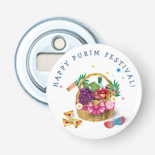 Glückliche Purim Korb-Geschenke, Dekoration, Flaschenöffner