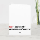 Glückliche Purim leere Karte (Rückseite)