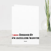 Glückliche Purim leere Karte (Rückseite)