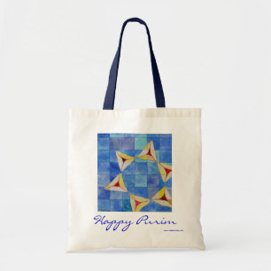 Glückliche Purim Tasche - groß für Shalach Mano