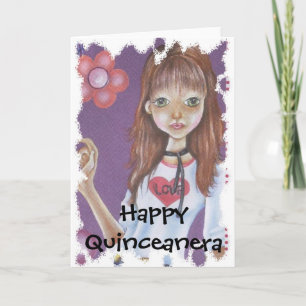 GLÜCKLICHE QUINDECENERA KARTE