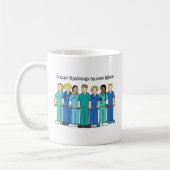 Glückliche Radiologie pflegt Woche Kaffeetasse (Links)