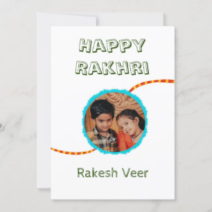 Glückliche Rakhri-Bruder-Fotokarte, Rakhi  Karte