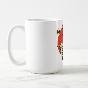 Glückliche Ramen-Katze Kaffeetasse