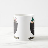 Glückliche Ramen-Schüssel Kaffeetasse (Mittel)