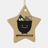 Glückliche Ramen-Schüssel Keramik Ornament (Rechts)