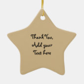 Glückliche Ramen-Schüssel Keramik Ornament (Hinten)