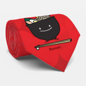 Glückliche Ramen-Schüssel Krawatte (Gerollt)