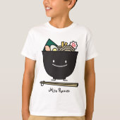 Glückliche Ramen-Schüssel T-Shirt (Vorderseite)