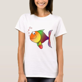 Glückliche Regenbogen-Fische T-Shirt