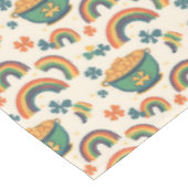 Glückliche Regenbögen Tischdecke (Schrägansicht)