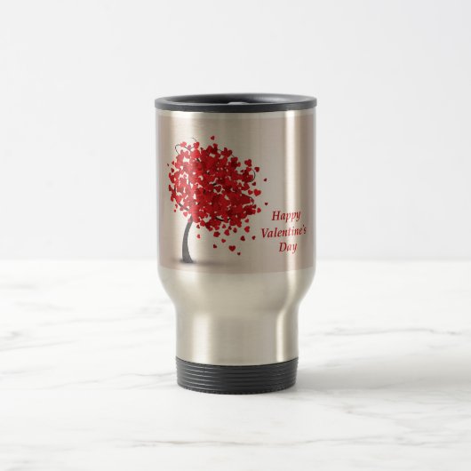 Glückliche Reise des Valentines Reisebecher (Mittel)