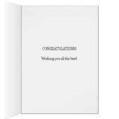 Glückliche Rentenkarte mit Strand (Innen (Rechts))