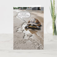 Glückliche Rentenschildkröte