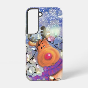 Glückliche Rentiere Weihnachten Samsung oder iPhon Galaxy Hülle