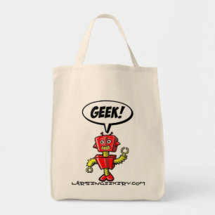 Glückliche Roboter-Aussenseiter-Tasche Tragetasche