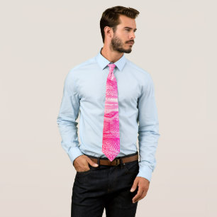 Glückliche rosa Männermode Krawatte