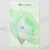 Glückliche Rose-Briefbögen Schreibwaren Briefpapier (Vorderseite)