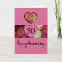 Glückliche Rose zum 50. Jahrestag